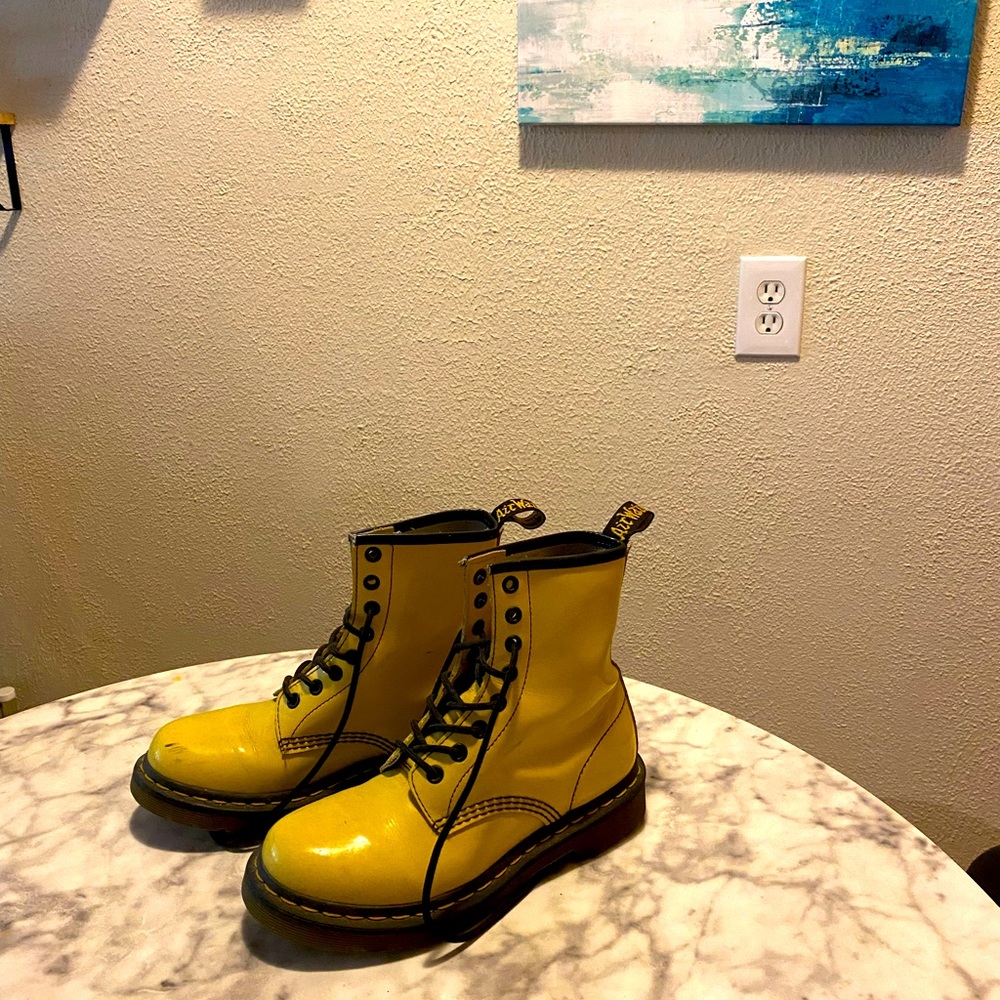 Special edition yellow vinyl Doc Martens